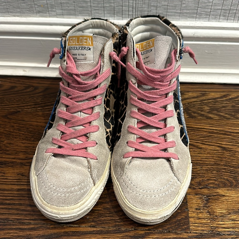Golden Goose Mid Star Sneakers Sz 37 - Picture 2 of 7